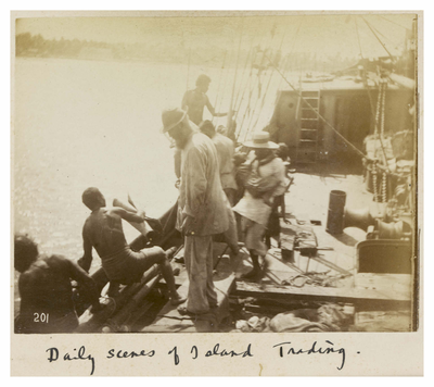 Daily scenes of Island Trading (on deck)