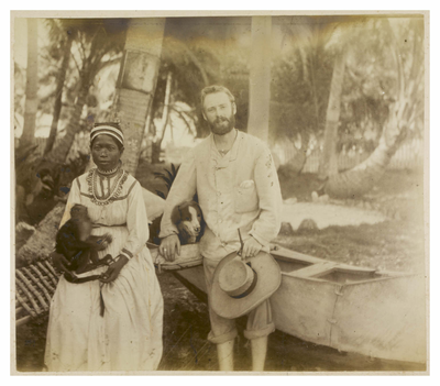 White trader and family, Majuro, Marshall Islands