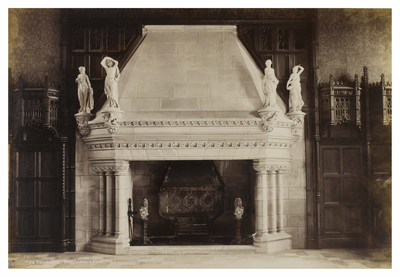 The fireplace, Parliament Hall (Edinburgh Castle)