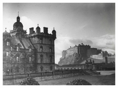 Edinburgh Castle from Heriot's School