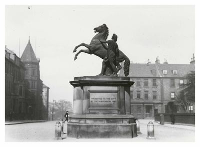 Statue of Alexander and Bucephalus, St Andrew Square