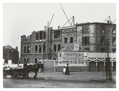 Lothian Road School, demolition 1910