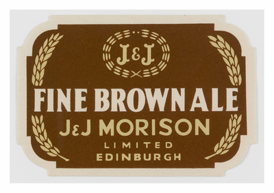 J & J Morison, Canongate Fine Brown Ale Beer Neck