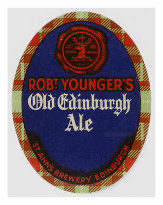 Robert Younger - Old Edinburgh Ale Label