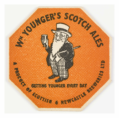 Scottish & Newcastle - William Younger's Beer Mat