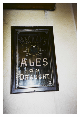 Mackay's Ales on Draught pub mirror