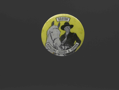 Hopalong Cassidy and Topper Badge