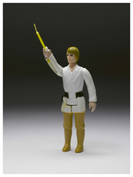 Luke Skywalker Action Figure displaying arm mechanism