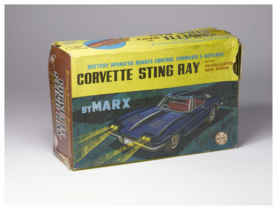 Corvette Stingray model car packaging