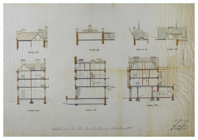 Architectural plans Central Fire Station 