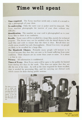 X Ray Campaign leaflet, page 7