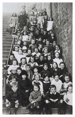 Local Children posing on Gabriel's Steps