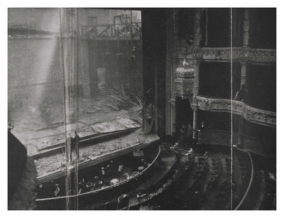 The Empire Palace Theatre interior after the fire