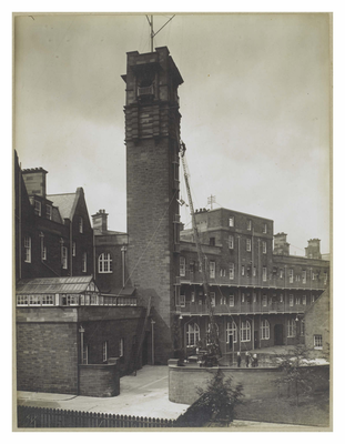 Edinburgh Central Fire Station showing tower 