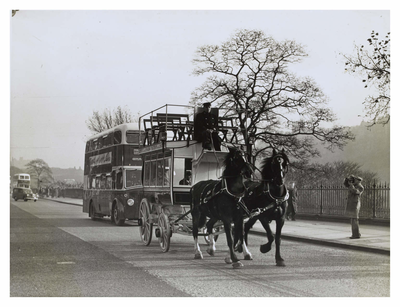The original Edinburgh & District Tramways Horse Bus