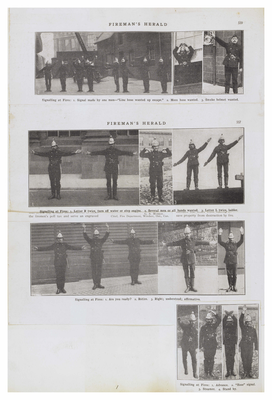 Montage from Fireman's Herald article, Dec 7 1912
