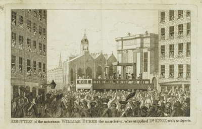 Execution of the notorious William Burke the murderer