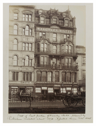 Front of east portion of Waverley Hotel