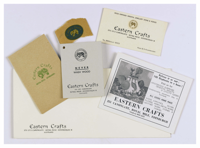 Eastern Crafts business stationery 