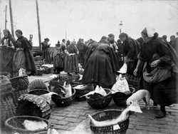Fishwives at Newhaven market

