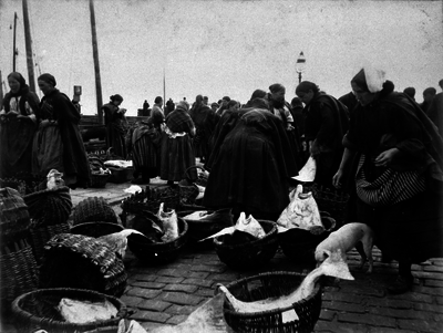 Fishwives at Newhaven market

