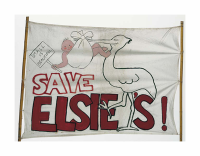 Banner, Save Elsie's