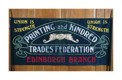Trade Union Banner, Printing and Kindred Trades