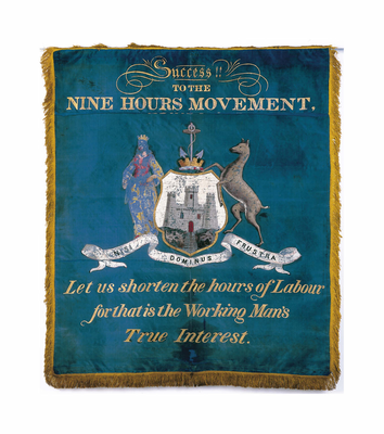 Banner, Success to the Nine Hours Movement