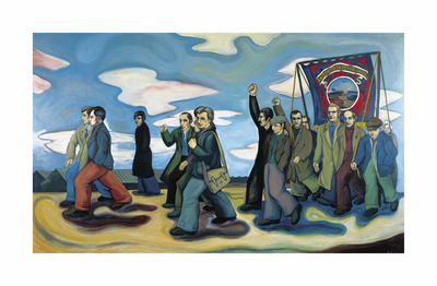 Painting, The Trade Union Procession