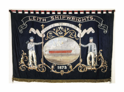Trade Union Banner, Leith Shipwrights