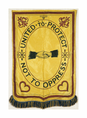 Trade Union Banner, United to Protect