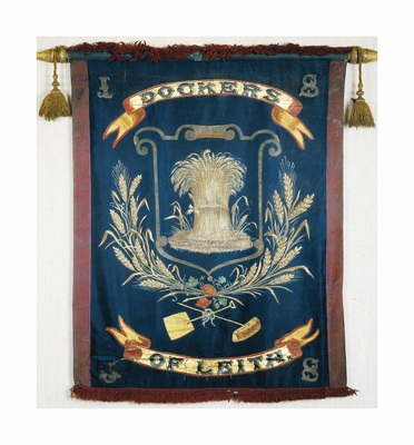 Trade Union Banner, Dockers of Leith