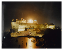 Beacon lit at Edinburgh Castle, 24 December 1992