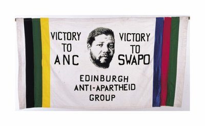 Banner, Edinburgh Anti-Apatheid Group