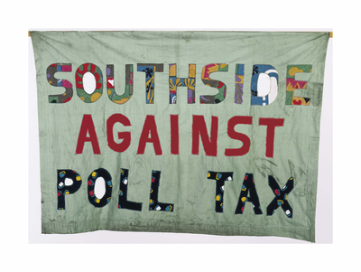 Banner, Southside Against Poll Tax