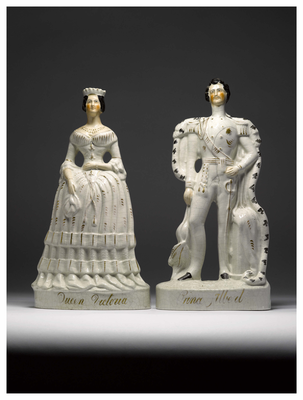 Figurines of Queen Victoria and Prince Albert
