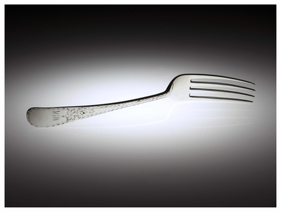Fork with decoration