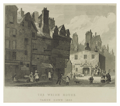 The Weigh House, taken down 1822