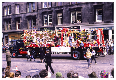 Flower Power Float, Leith Parade, Edinburgh