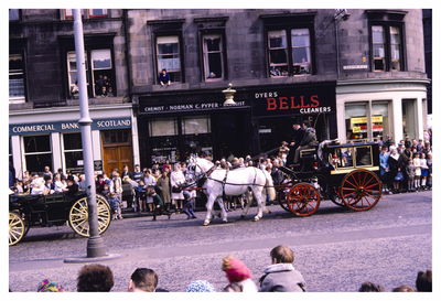 Horse and carriage, Leith Parade, Edinburgh
