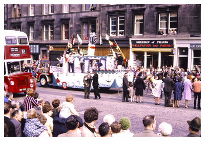 Boat float, Leith Parade, Edinburgh