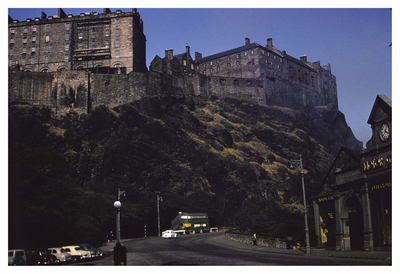 Edinburgh Castle from Castle Terrace