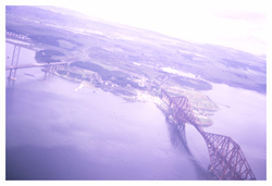 Forth Bridges from the air