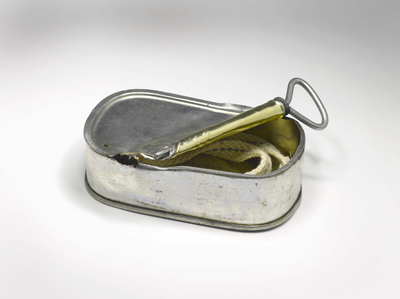 Ernest Levy's sardine tin
