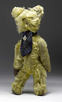 Teddy Bear with Mackenzie Tartan Tie.