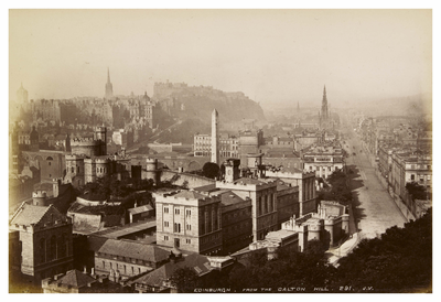 Edinburgh, from the Calton Hill