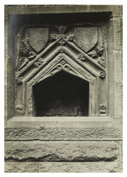 Carved niche, Advocate's Close, Edinburgh