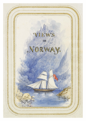 Title page of 'Views in Norway' by R. M. Ballantyne