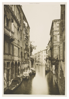 Saint Canciano's Canal, and old ferry to Murano