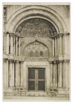  Arcaded niche of the front elevation of the Basilica
